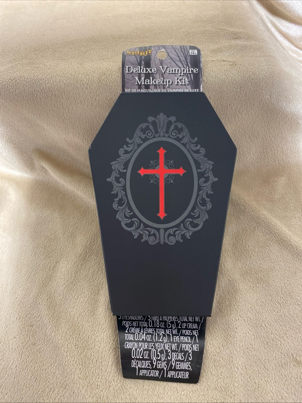 Spirit Halloween Deluxe Vampire Makeup Kit In Coffin Box